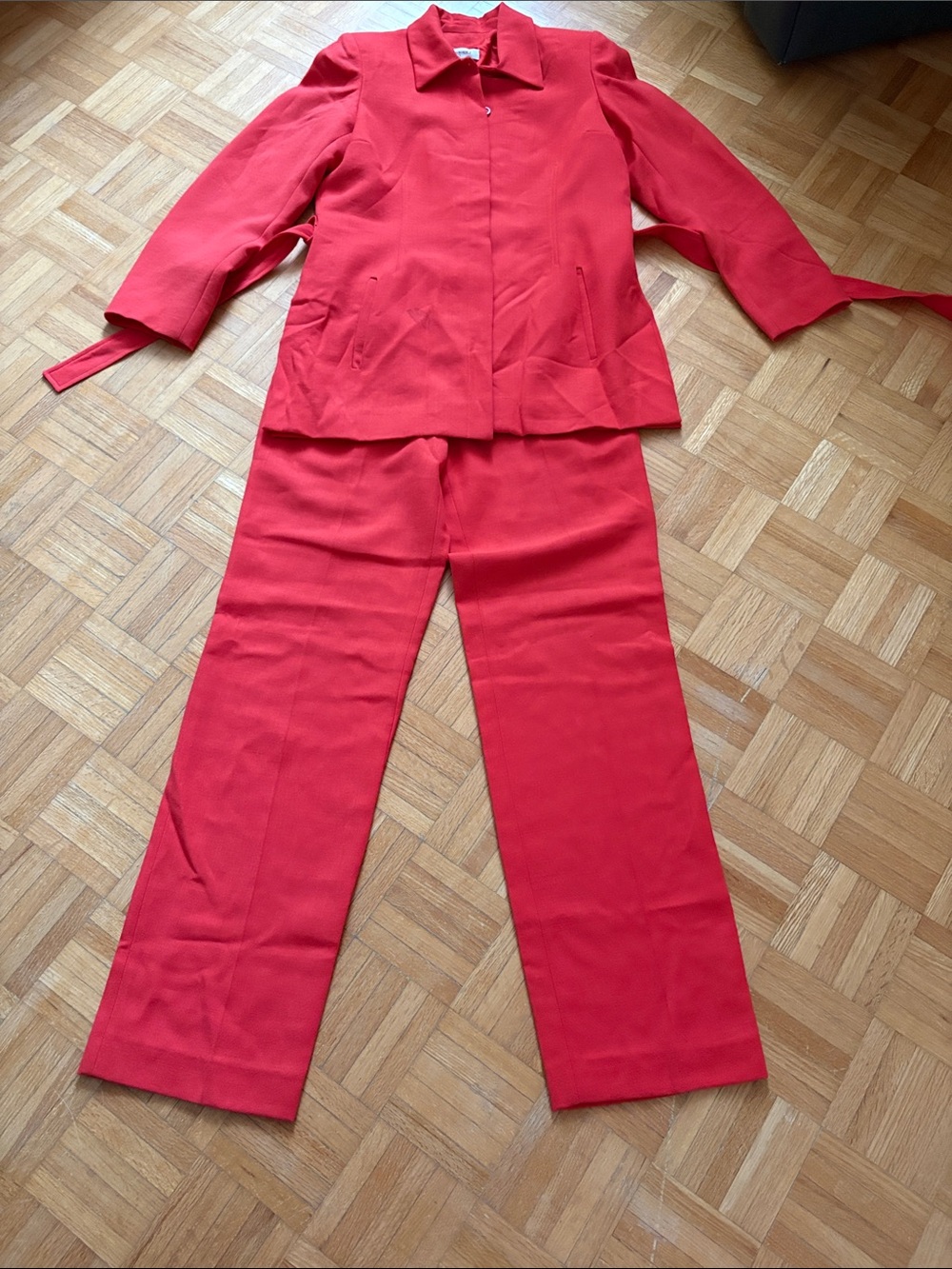 Rodier Coral Women's Two-Piece Pant Suit NWOT